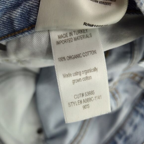 Agolde 90s Jeans in Fall Out Distressed Loose Fit A069C Size 26x29 - Picture 4 of 4